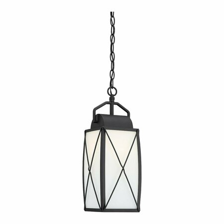 DESIGNERS FOUNTAIN Fairlington One Light Outdoor Hanging Lantern 94694-BK